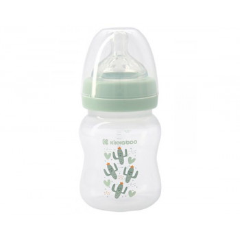 Anti-colic feeding bottle Kikka Boo 160ml Cactus Mint с доставкой по Кишиневу и всей Молдове. Малышам по лучшим ценам в Молдове