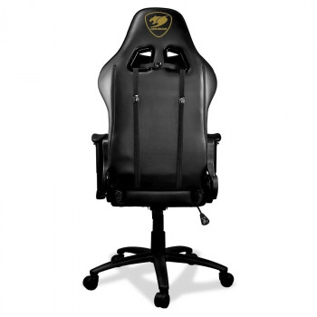 Scaun Gaming Cougar Armor One Royal, PVC Piele, Negru/Auriu