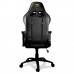 Scaun Gaming Cougar Armor One Royal, PVC Piele, Negru/Auriu