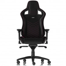 Игровое кресло Noblechairs Epic, Искусственная кожа, Черный/Розовый с доставкой по Кишиневу и всей Молдове. Игровые аксессуары по лучшим ценам в Молдове