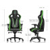 Gaming Chair Noble Epic NBL-PU-SPE-001 Sprout Edition, max load up to 120kg / height 165-180cm с доставкой по Кишиневу и всей Молдове. Игровые аксессуары по лучшим ценам в Молдове