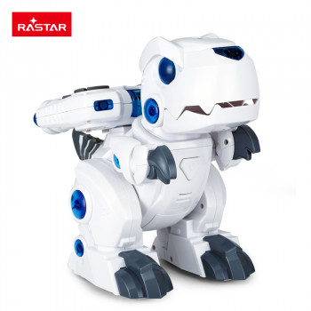 Радиоуправляемая игрушка Rastar Dinosaur Infrared, White  (79700) с доставкой по Кишиневу и всей Молдове. Игрушки по лучшим ценам в Молдове