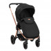 Stroller Kikka Boo 3 in 1 Vicenza Premium, Black