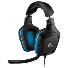 Игровая Гарнитура Logitech G432, Проводной аналоговый, Чёрный/Синий с доставкой по Кишиневу и всей Молдове. Игровые аксессуары по лучшим ценам в Молдове