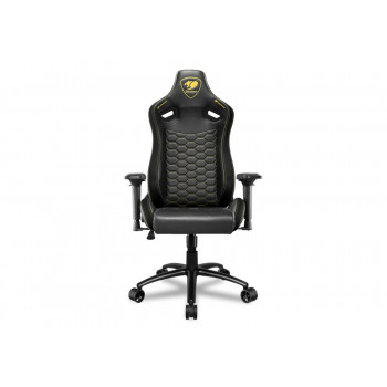 Scaun Gaming Cougar Outrider S Royal, PVC Piele, Negru/Auriu