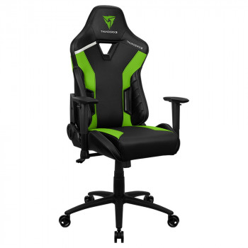 Scaun Gaming ThunderX3 TC3, PU Piele, Negru/Verde cu livrare în Chișinău și Moldova. Accesorii pentru jocuri la cele mai mici prețuri