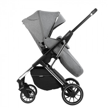 Stroller Kikka Boo 3 in 1 Angele, Chrome Grey