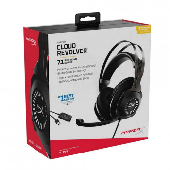 Игровая Гарнитура HyperX Cloud Revolver +7.1, Проводной аналоговый, Чёрный с доставкой по Кишиневу и всей Молдове. Игровые аксессуары по лучшим ценам в Молдове