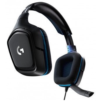 Игровая Гарнитура Logitech G432, Проводной аналоговый, Чёрный/Синий с доставкой по Кишиневу и всей Молдове. Игровые аксессуары по лучшим ценам в Молдове