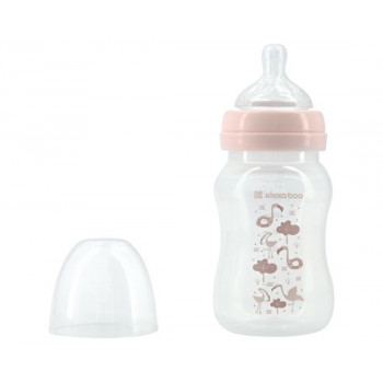 Anti-colic feeding bottle Kikka Boo 240ml Flamingo Pink с доставкой по Кишиневу и всей Молдове. Малышам по лучшим ценам в Молдове