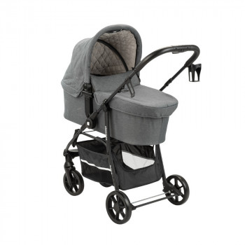 Stroller Kikka Boo 3 in 1 Selina, Dark Grey