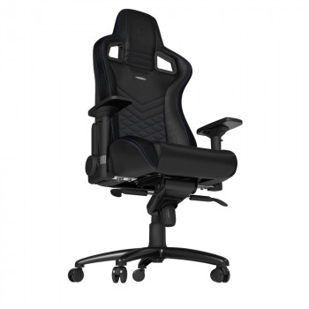 Scaun Gaming Noblechairs Epic, PU Piele, Negru/Albastru cu livrare în Chișinău și Moldova. Accesorii pentru jocuri la cele mai mici prețuri