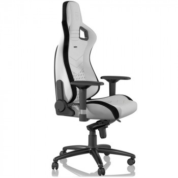 Gaming Chair Noble Epic NBL-PU-WHT-001 White, User max load up to 120kg / height 165-180cm с доставкой по Кишиневу и всей Молдове. Игровые аксессуары по лучшим ценам в Молдове