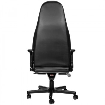 Scaun Gaming Noblechairs Icon, PU Piele, Negru cu livrare în Chișinău și Moldova. Accesorii pentru jocuri la cele mai mici prețuri