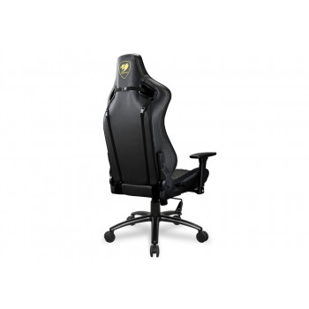 Scaun Gaming Cougar Explore S Royal, PVC Piele, Negru/Auriu