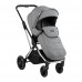 Stroller Kikka Boo 3 in 1 Angele, Chrome Grey